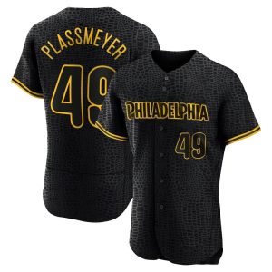 michael plassmeyer mens authentic philadelphia phillies black snake skin city jersey 1000 7287.jpg