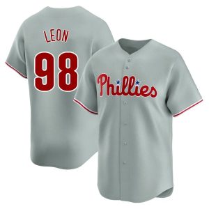 pedro leon mens limited philadelphia phillies gray away jersey 1000 15700.jpg