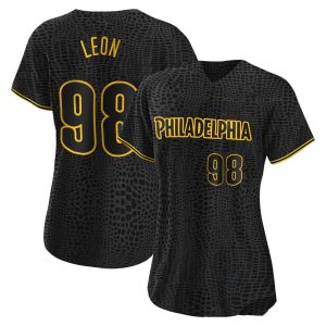 pedro leon womens authentic philadelphia phillies black snake skin city jersey 1000 15693.jpg